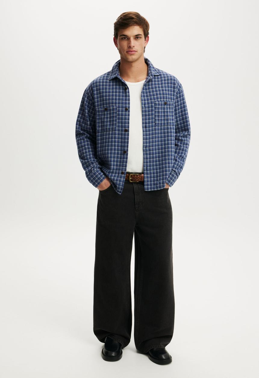 Cotton On - Super Baggy Jean - Backseat Black