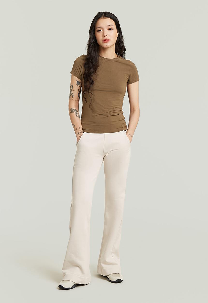 G-STAR - Flared sw pant wmn - whitebait