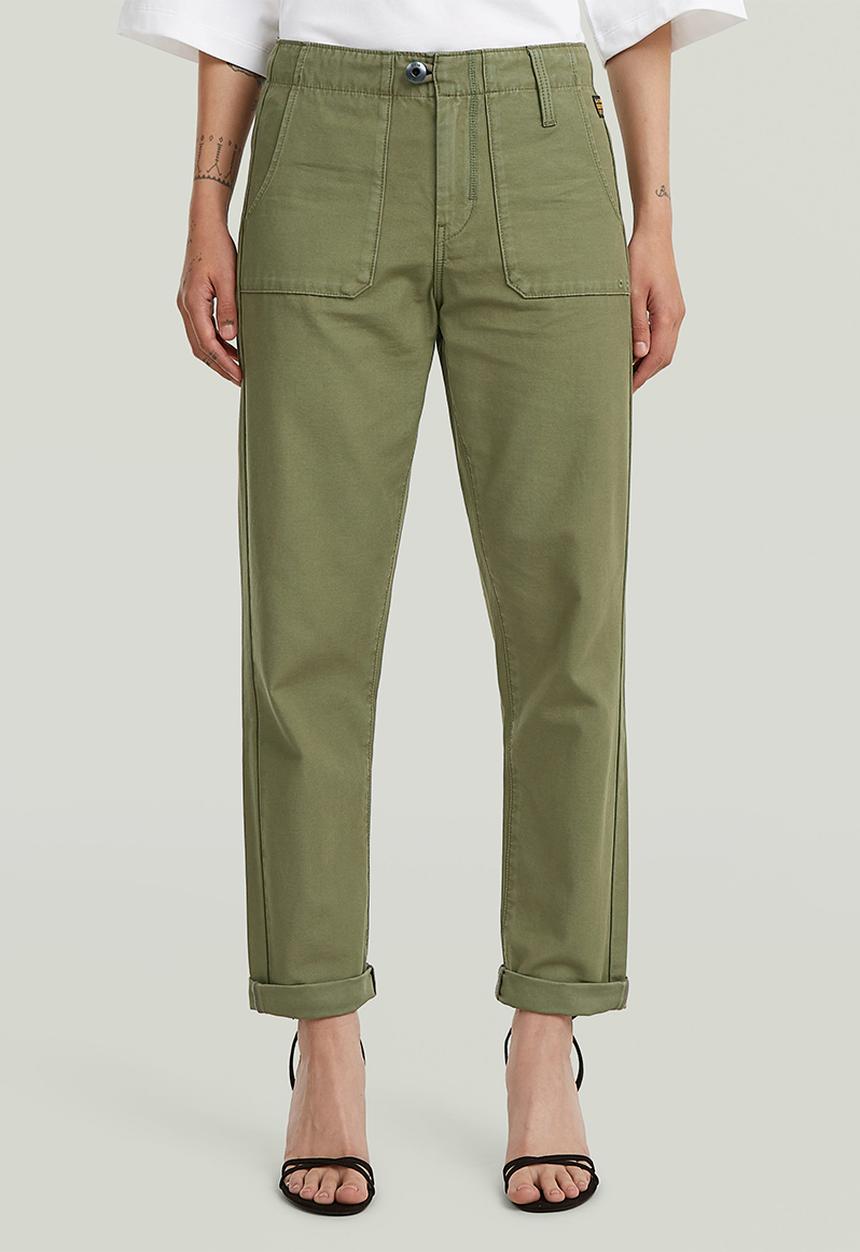 G-STAR - Fatigue  pants wmn - four leaf clover gd