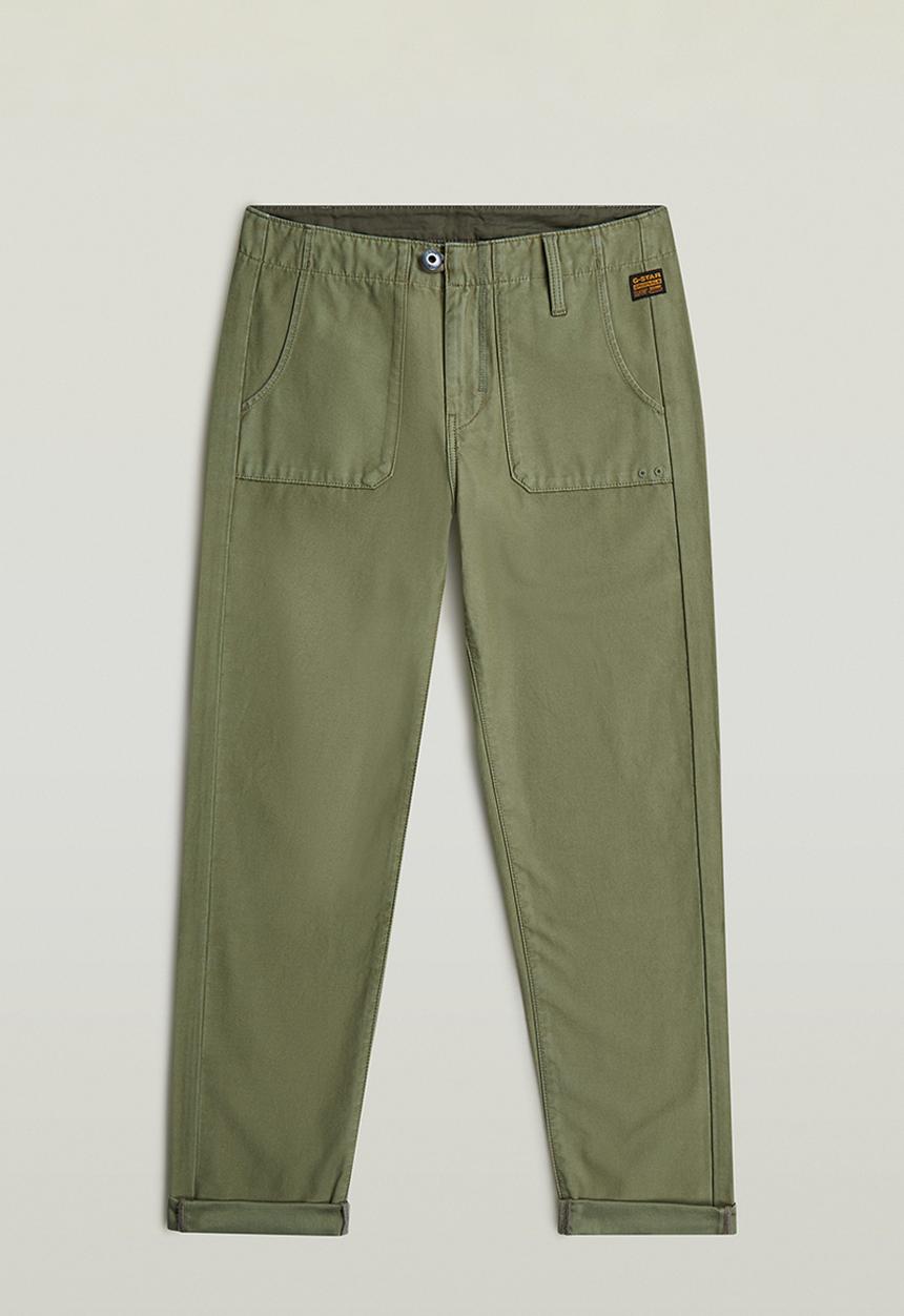 G-STAR - Fatigue  pants wmn - four leaf clover gd