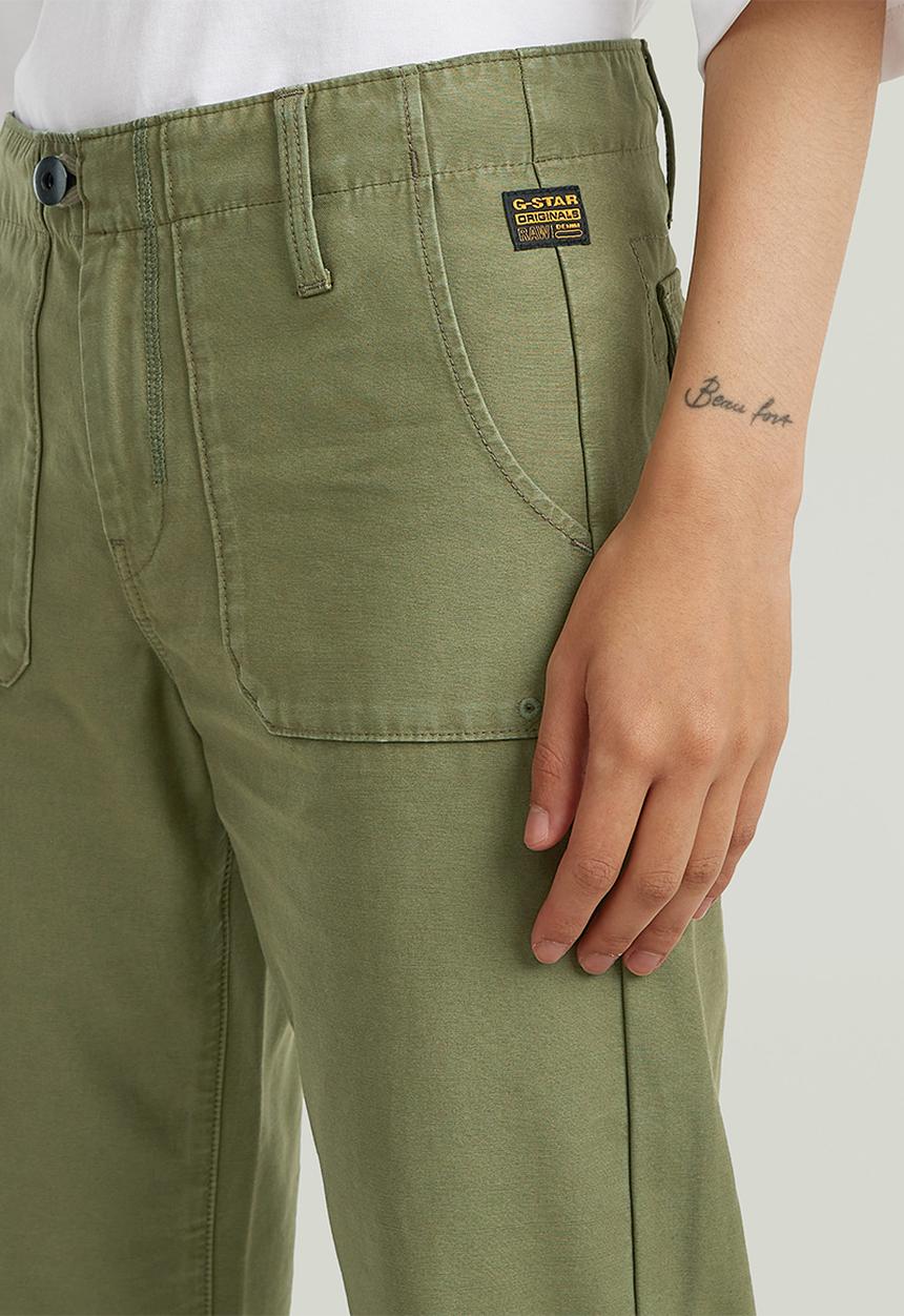 G-STAR - Fatigue  pants wmn - four leaf clover gd
