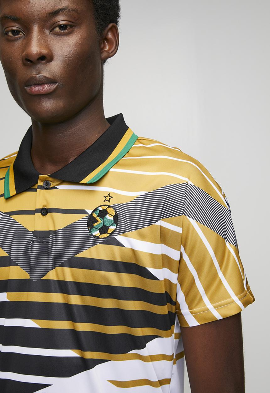 KAPPA - South African Authentic Replica Jersey - Gold/Black