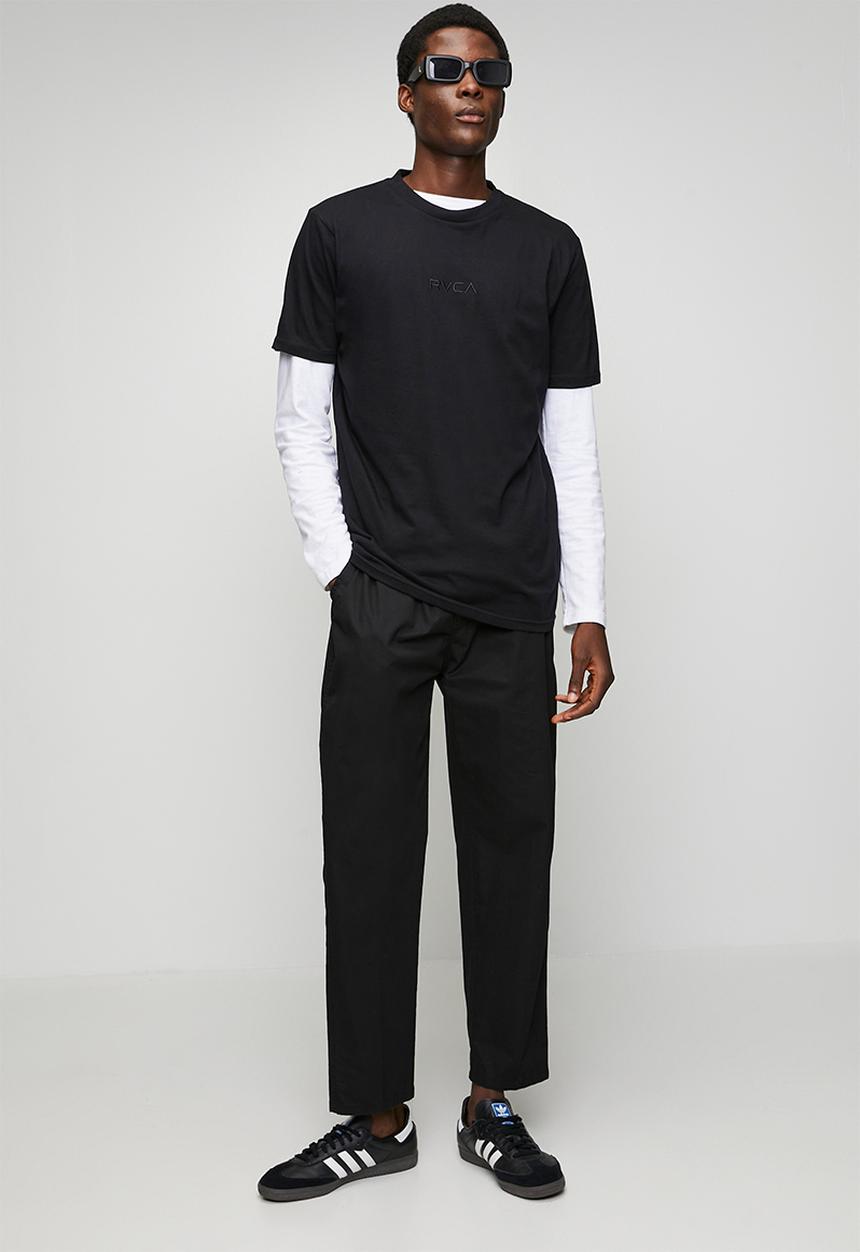 RVCA - Small RVCA Short Sleeve - black 