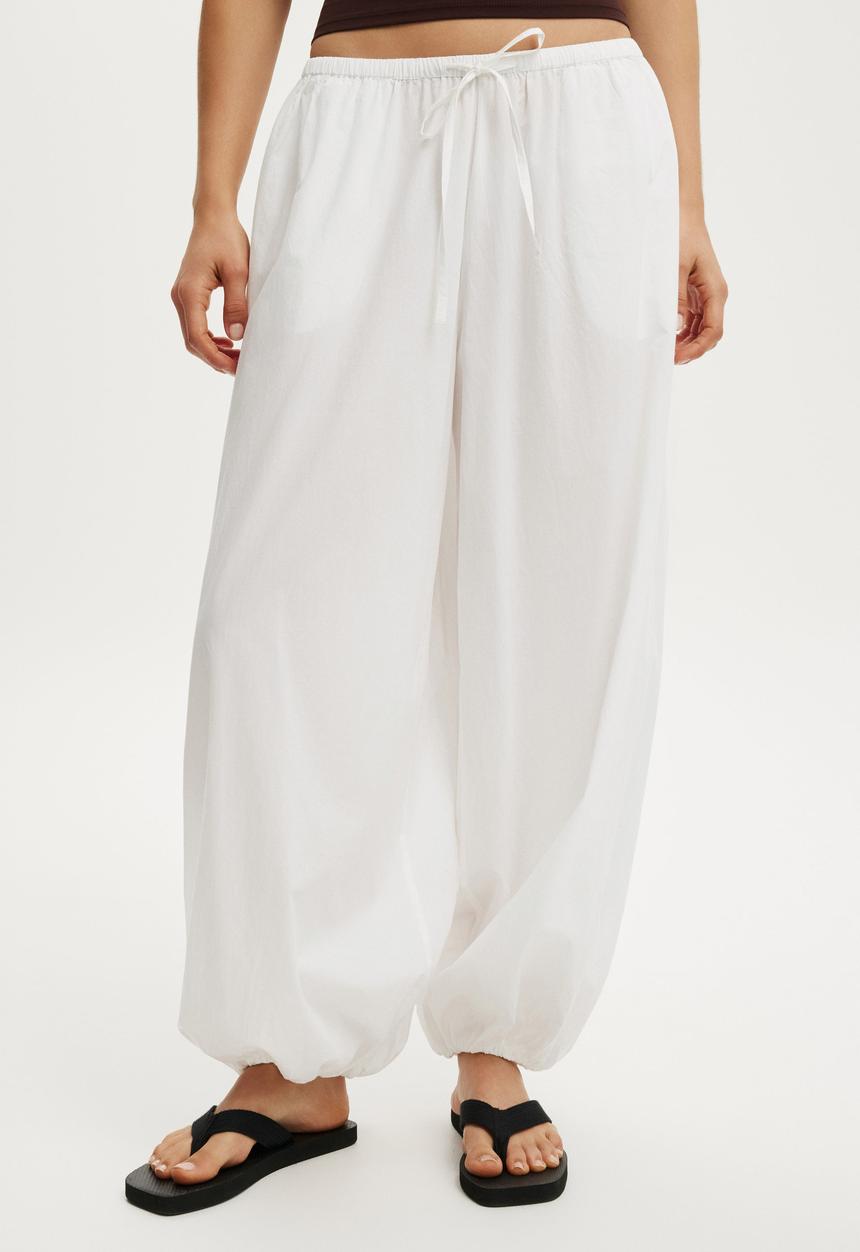 Cotton On - Rio Balloon Pant - White