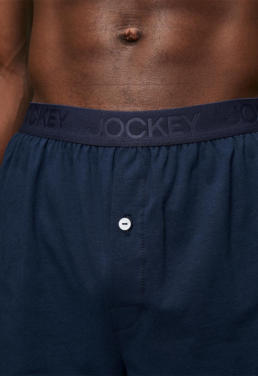 Jockey - Classic Cotton Knit Boxer - Navy Blue