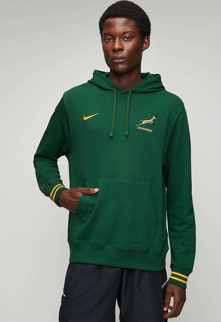 Nike - Springboks Pullover FT Hoodie - Green/Gold