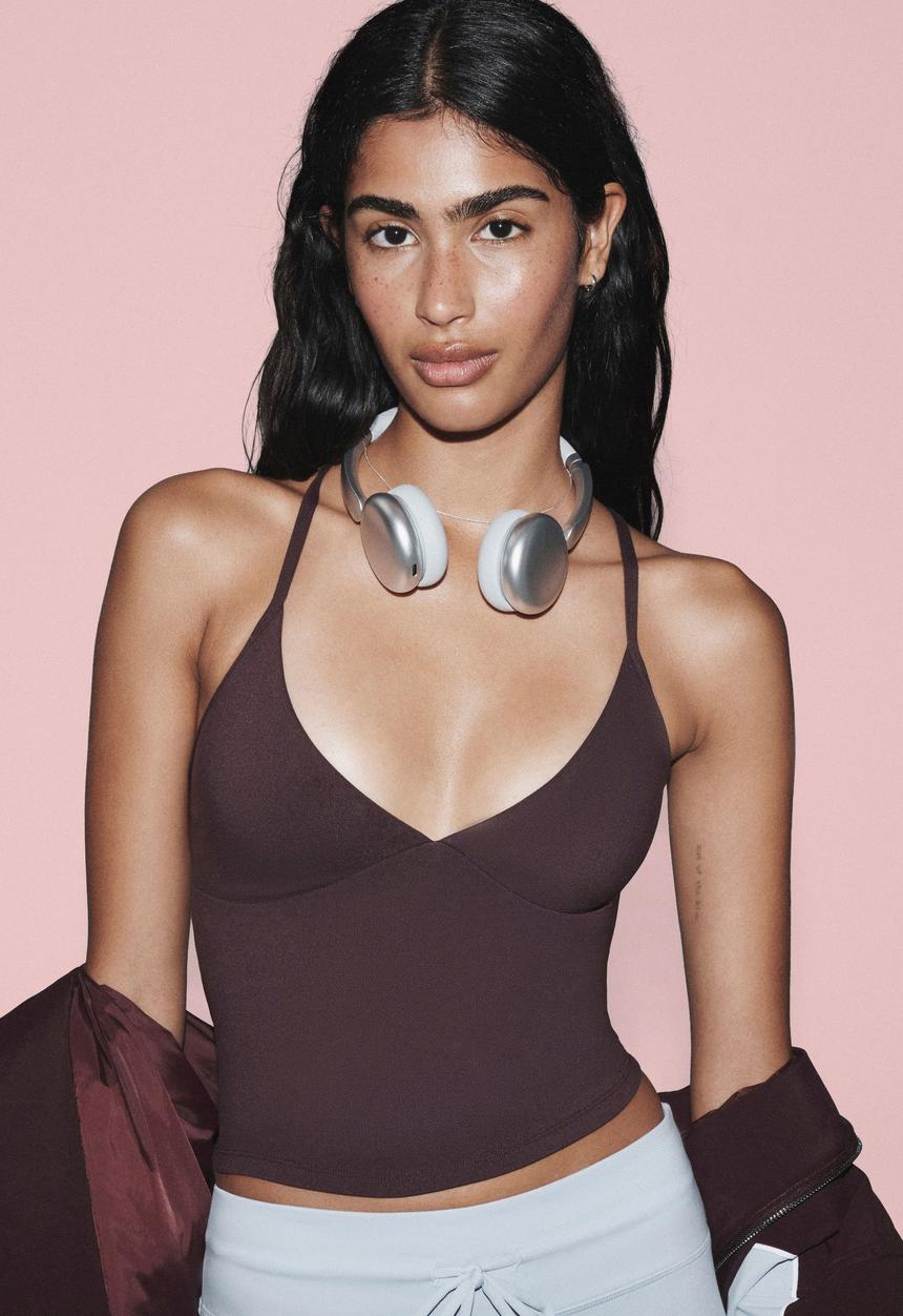 Cotton On - Ultra Soft Tri Crossback Cami - Italian Plum