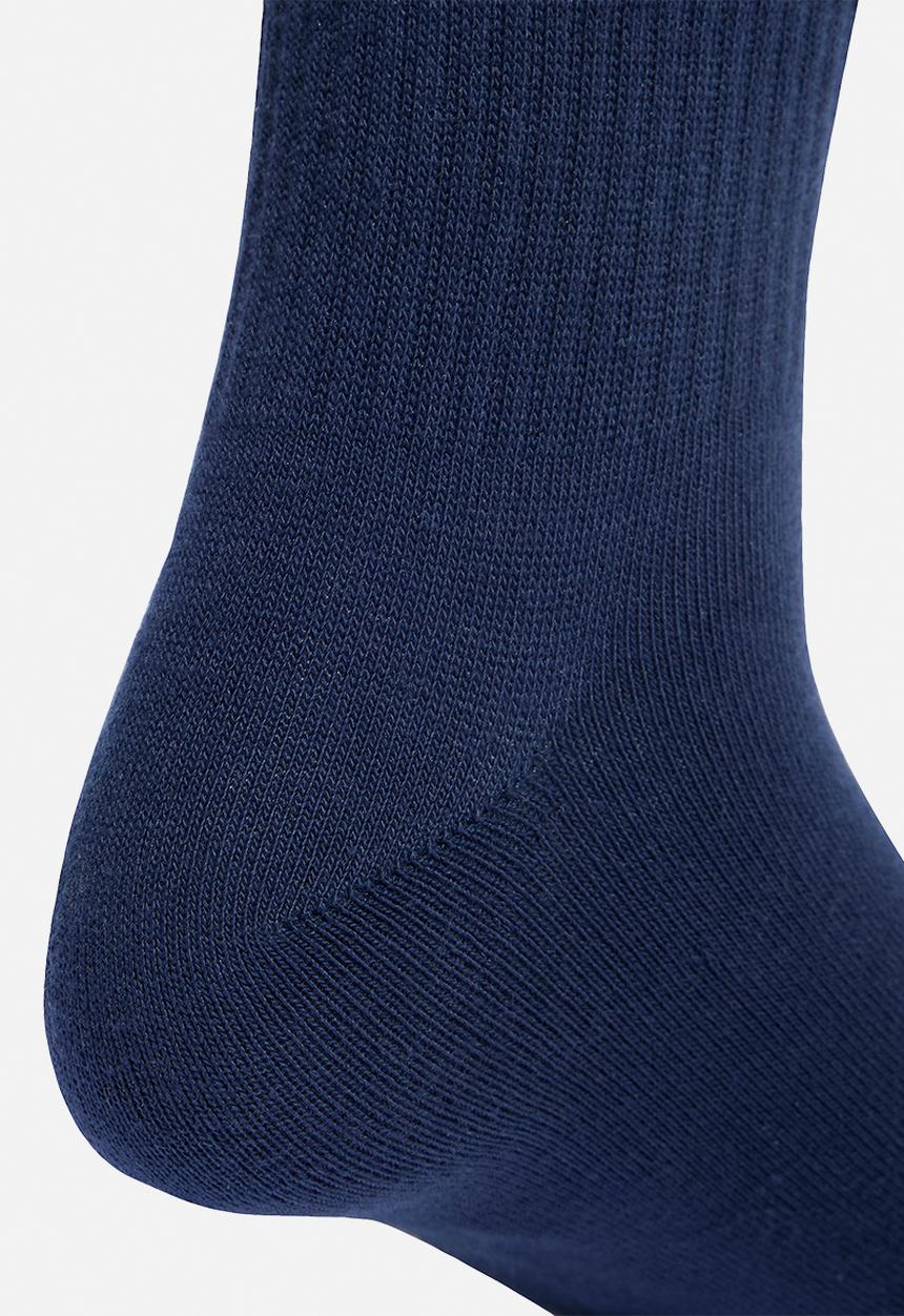adidas Originals - Football Embroidered Crew Socks (2 pk) - White/night indigo