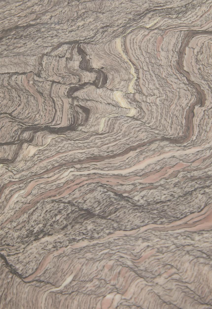 Sixth Floor - Leana Marble & Wood Beside Table - Natural