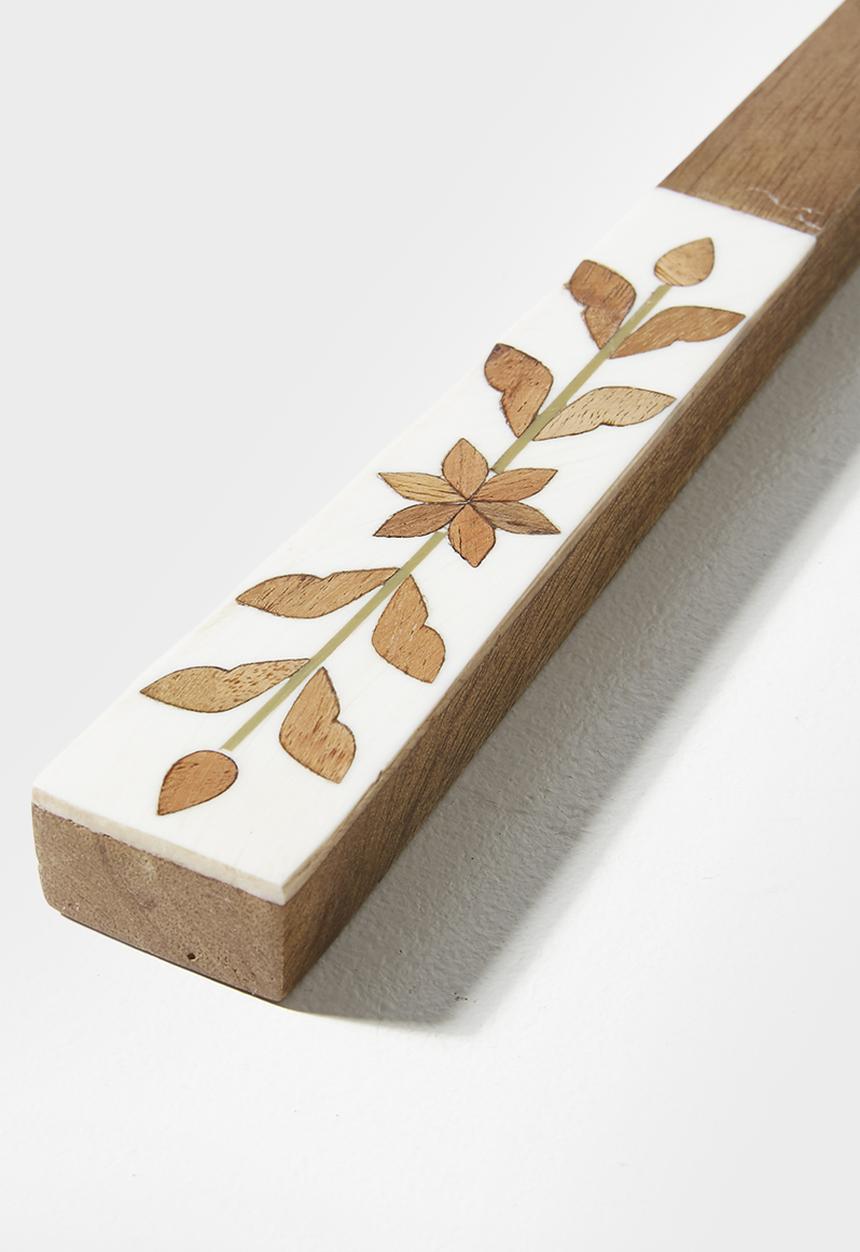 Sixth Floor - Wooden Inlay salad servers