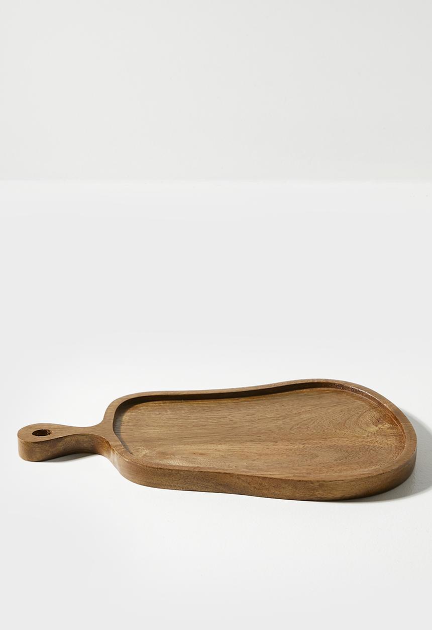 Sixth Floor - Organic Wooden Platters Set 2 Natural