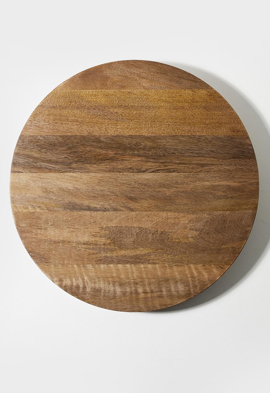 Sixth Floor - Round Wooden Butchers Block Natural