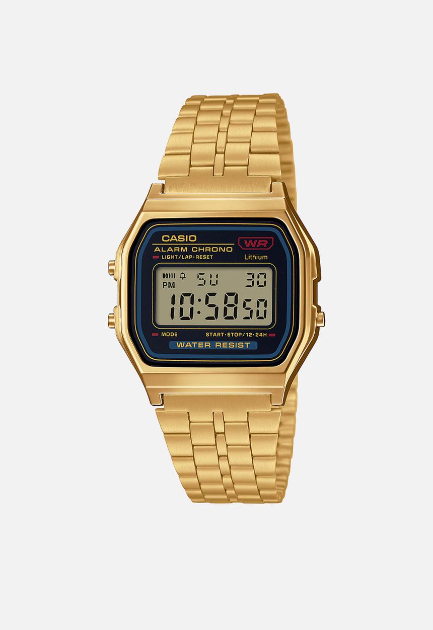 Casio - Digital Alarm Chrono Retro - Gold/Black
