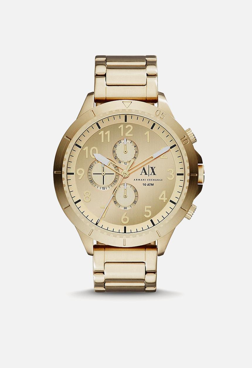 Armani Exchange - Aeroracer 50 mm Chrono Watch - Gold