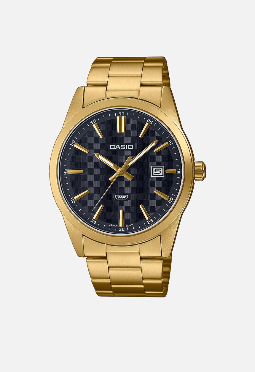 Casio - Analog Dial Ion Pltd - Gold/Black
