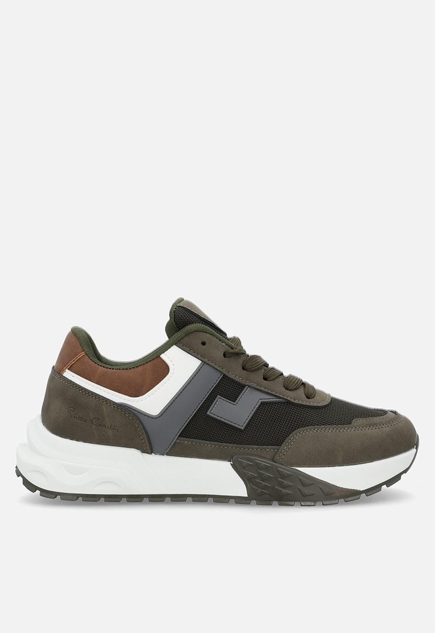 Pierre Cardin - Finnick Casual Lace Up - Olive Multi