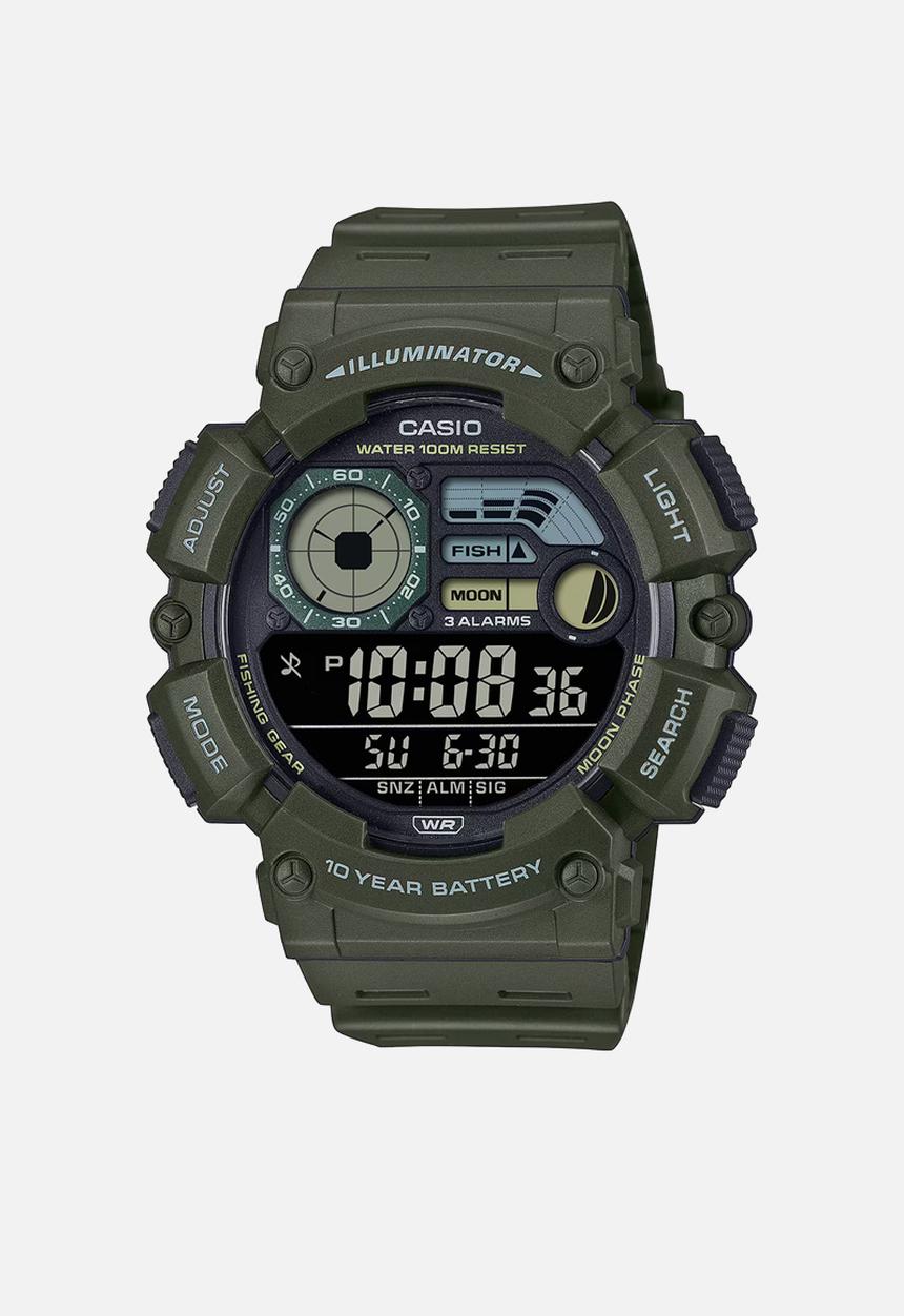 Casio - Digital Resin Moon Fish - Green