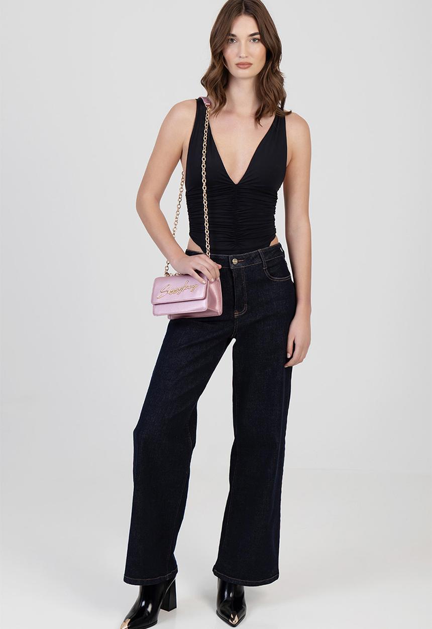 SISSY BOY - Slay Fest Metallic Crossbody Bag - Pink