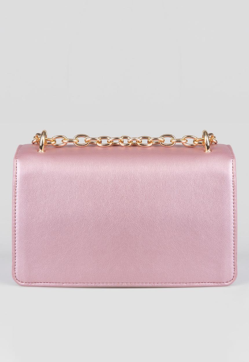 SISSY BOY - Slay Fest Metallic Crossbody Bag - Pink
