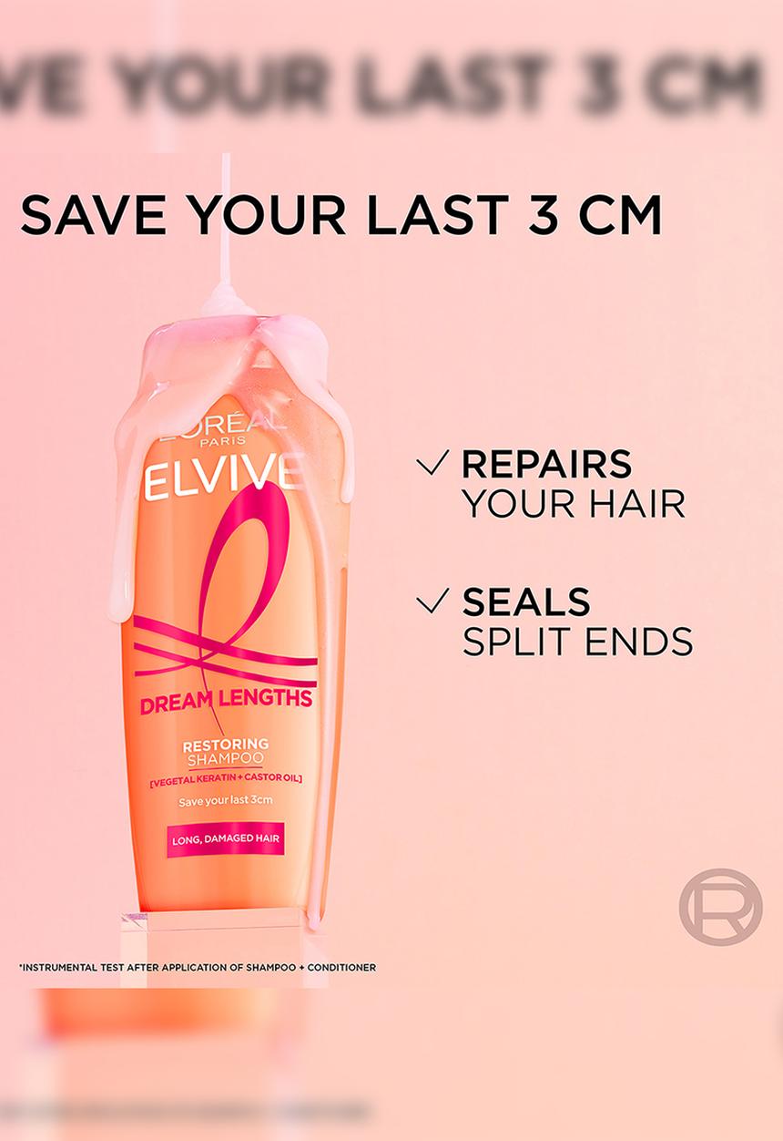 L'Oreal Paris - Elvive Dream Lengths Shampoo - 400ml
