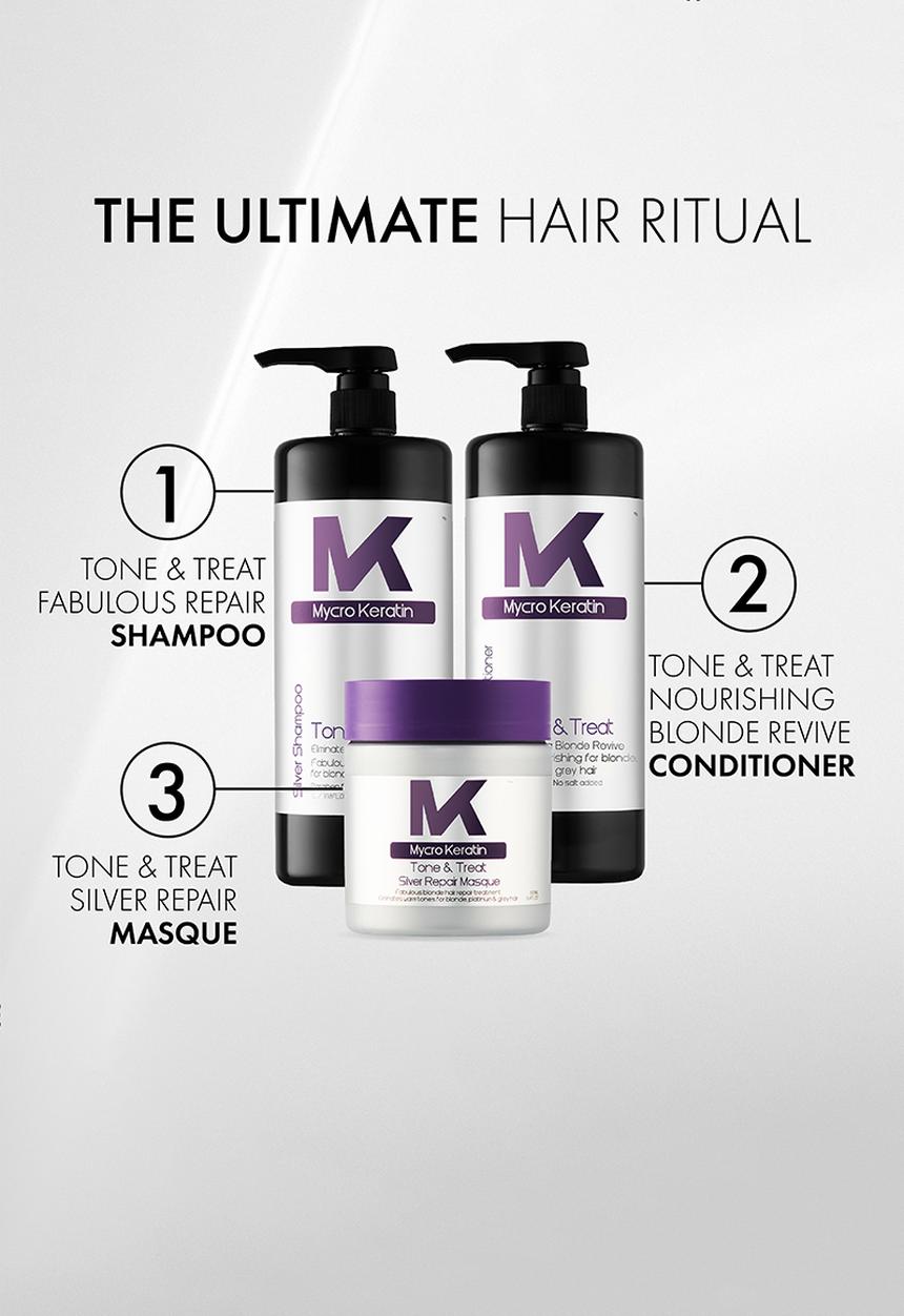 Mycro Keratin - Tone and Treat Silver Masque 500ml