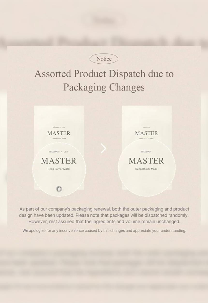 MIXSOON - Deep Barrier Sheet Mask
