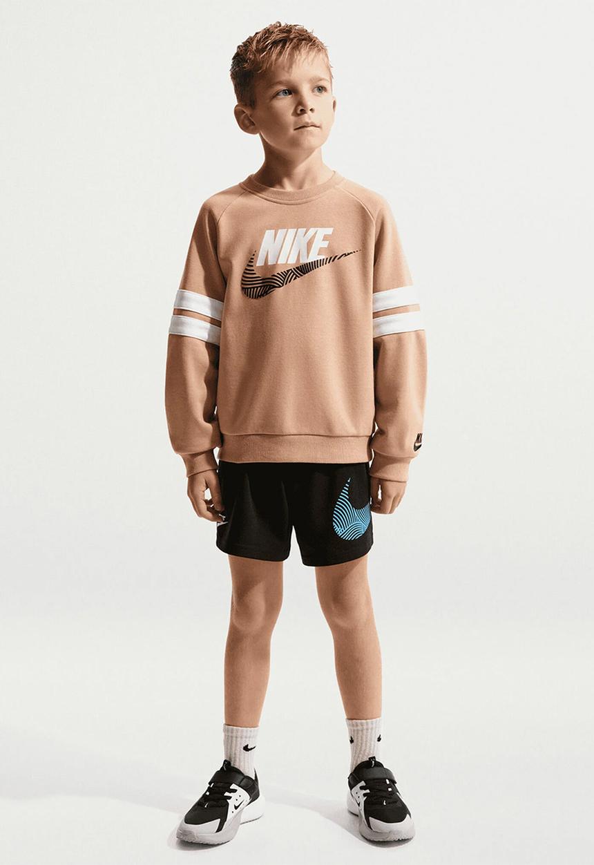 Nike - Nkb B Nsw Itz Ft Oversize Crew  -  Hemp