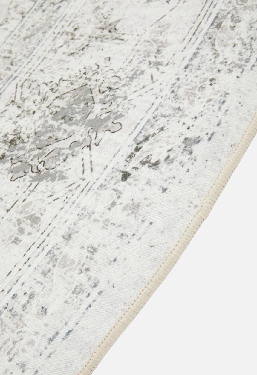 Sixth Floor - Odin Distressed Antique Round Rug - Grey