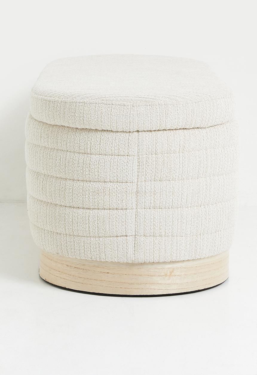 Sixth Floor - Terra Storage Ottoman - Natural
