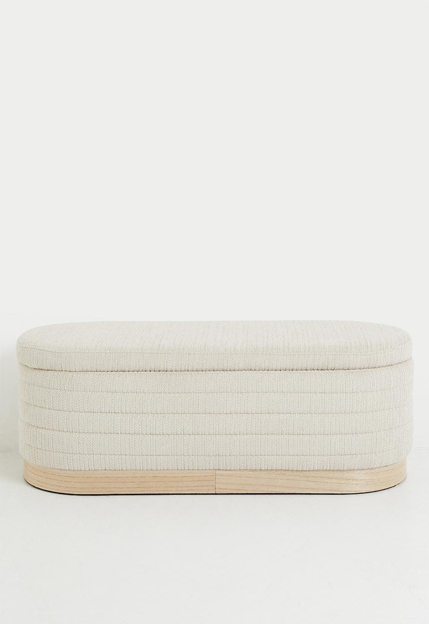Sixth Floor - Terra Storage Ottoman - Natural