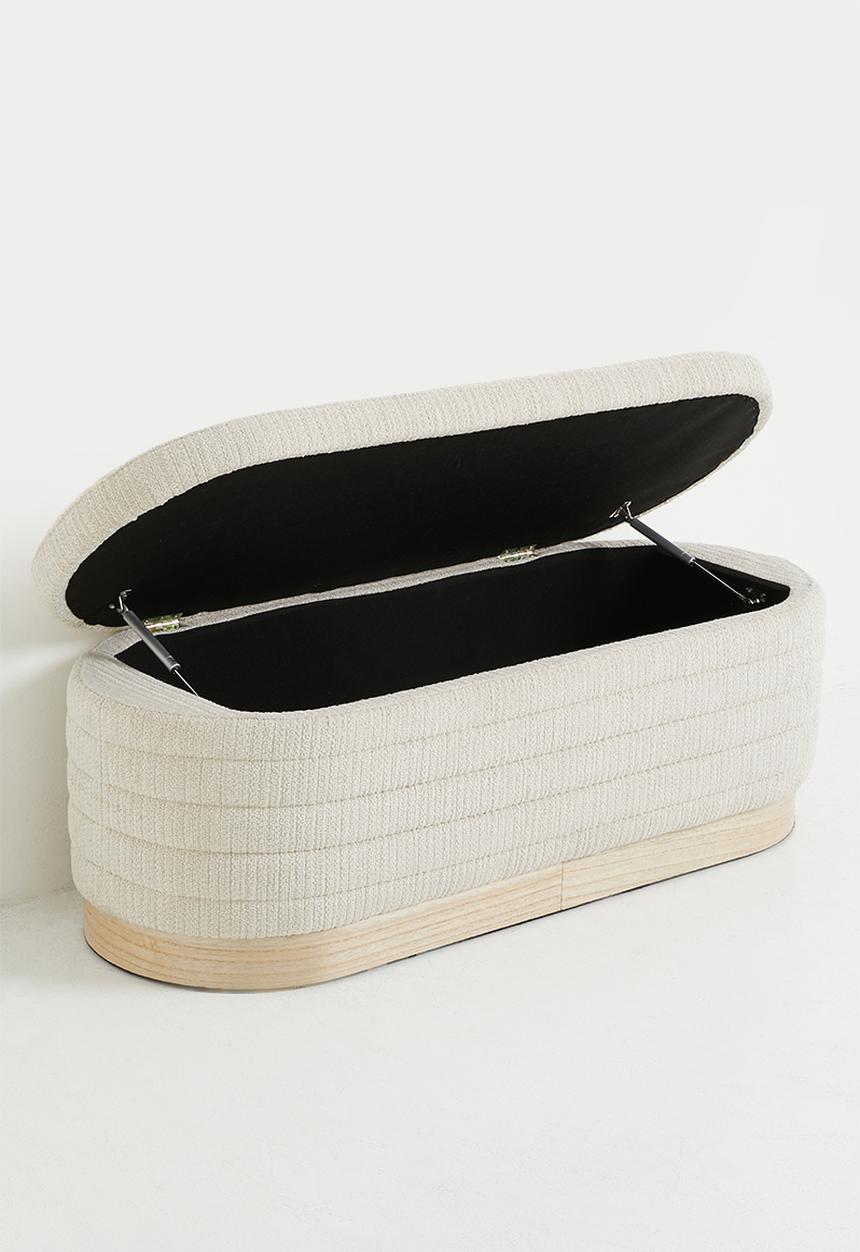 Sixth Floor - Terra Storage Ottoman - Natural