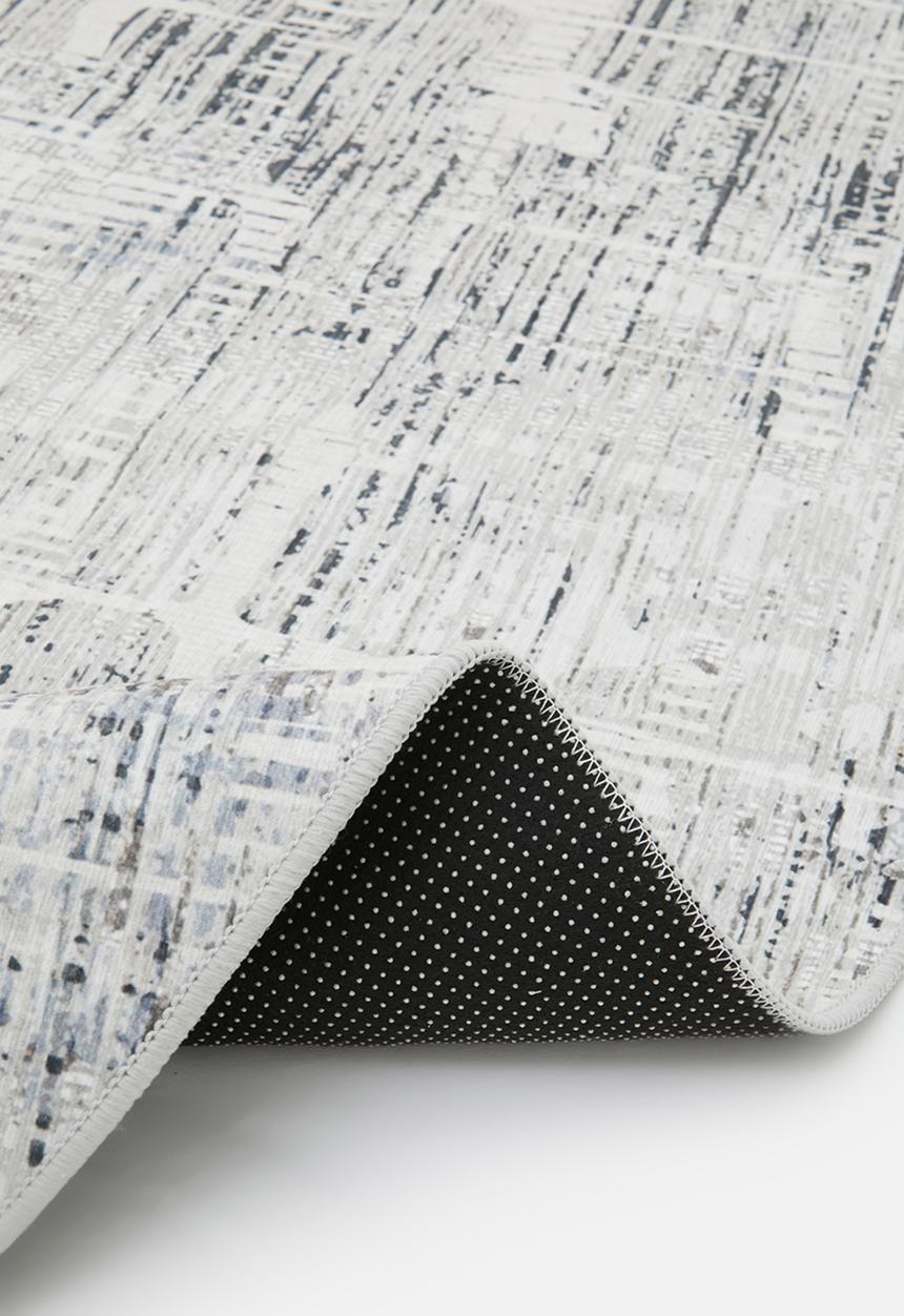 Sixth Floor - Nik Distressed Round Rug Grey