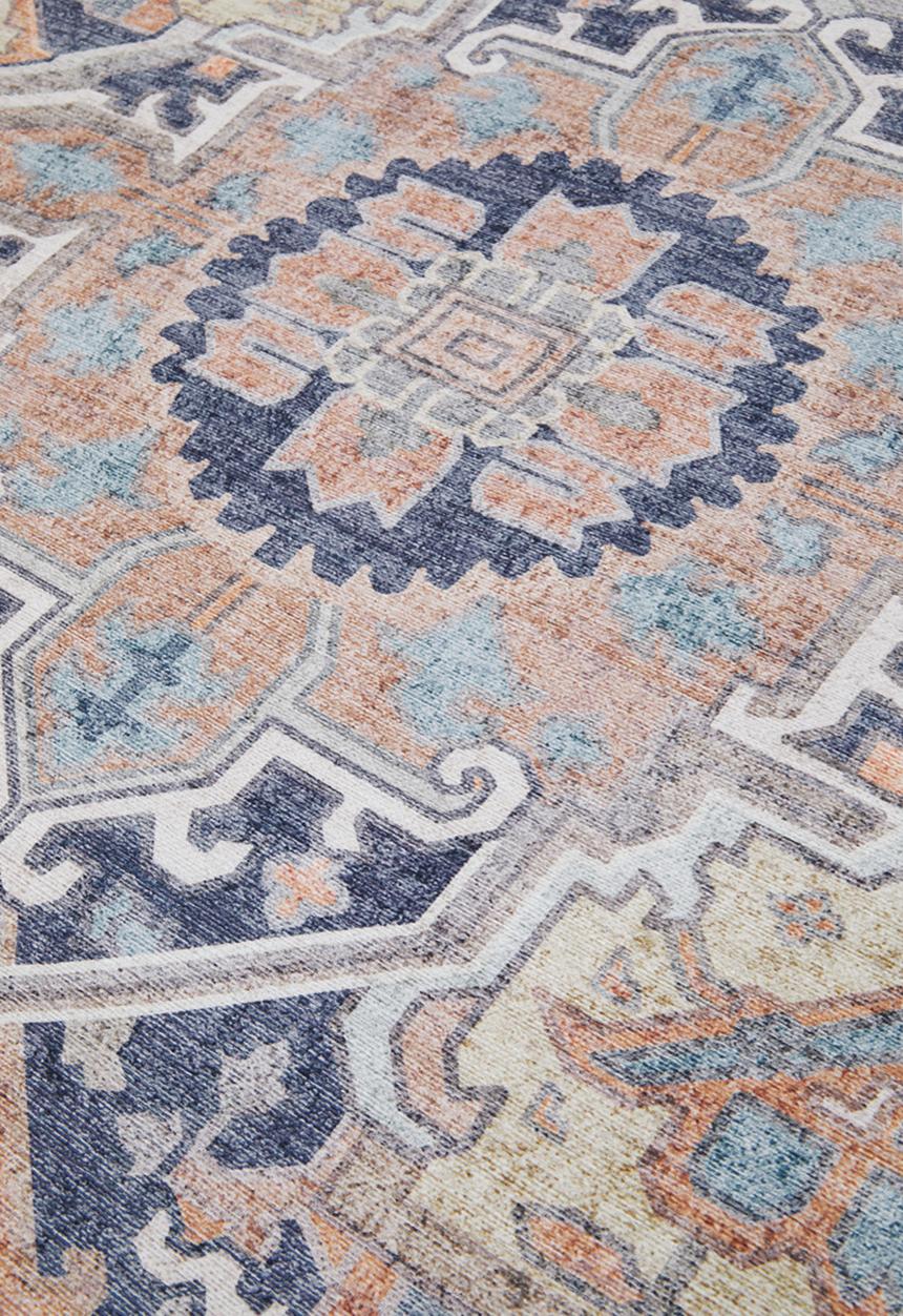 Sixth Floor - Rumi Vintage Antique Round Rug Rust