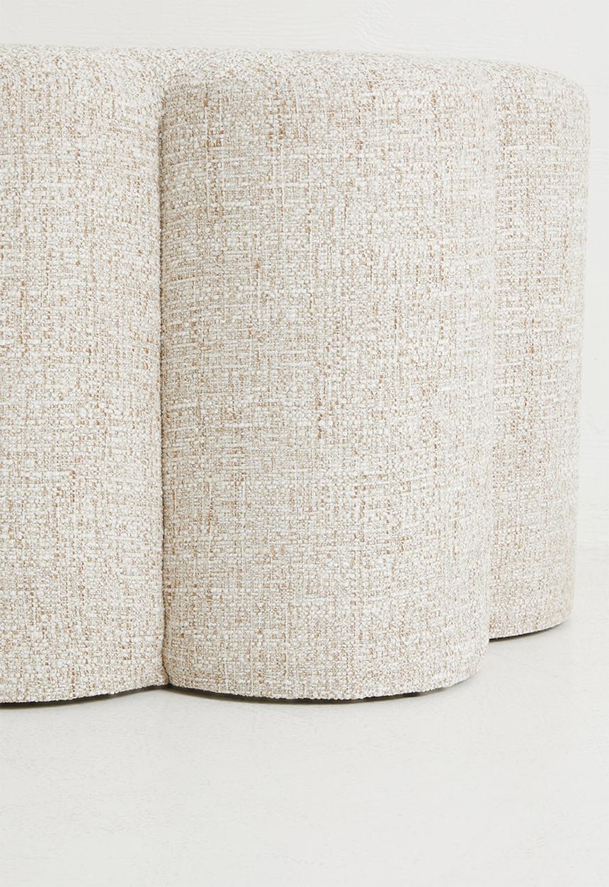 Sixth Floor - Pebble Ottoman - Ochre