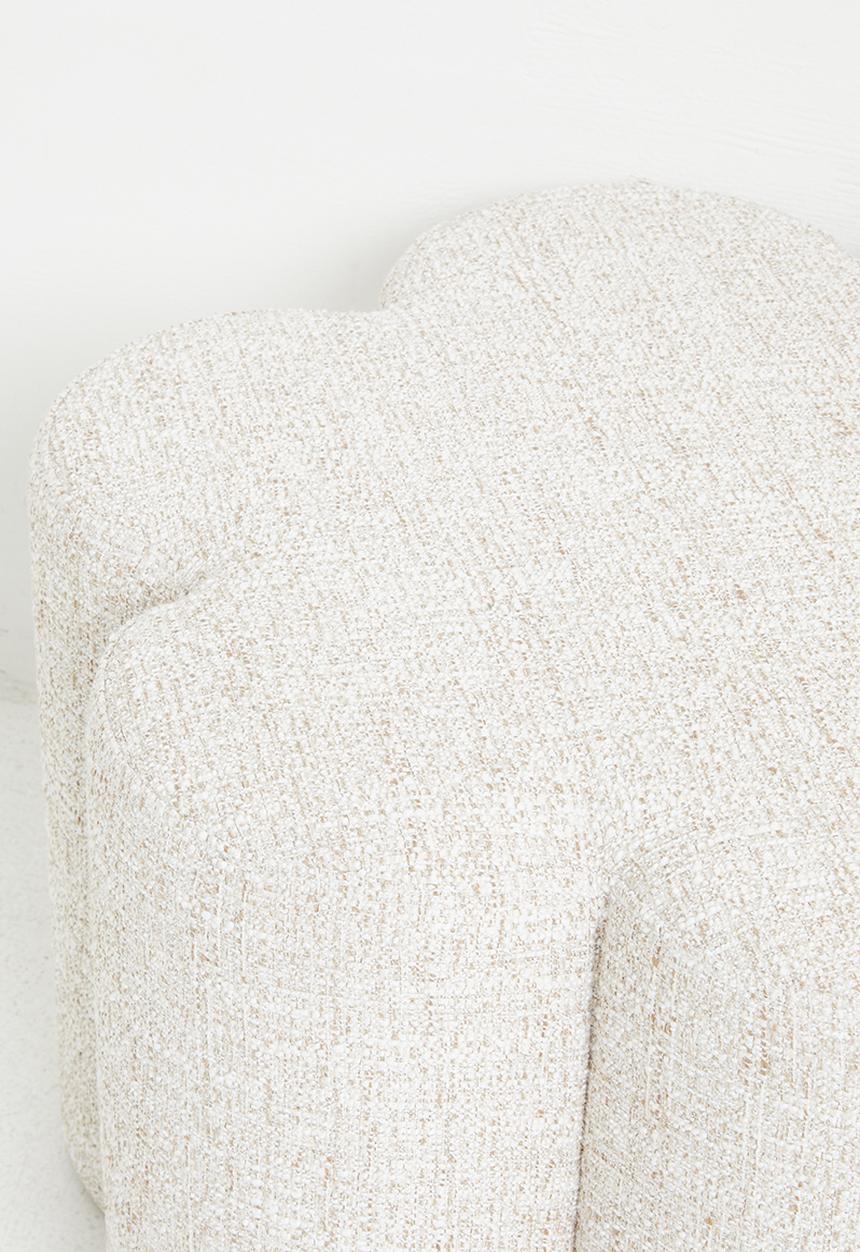 Sixth Floor - Pebble Ottoman - Ochre
