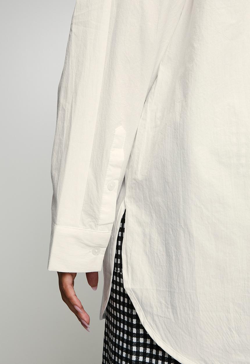 Me&B - Plus Ultimate Cotton Shirt - White