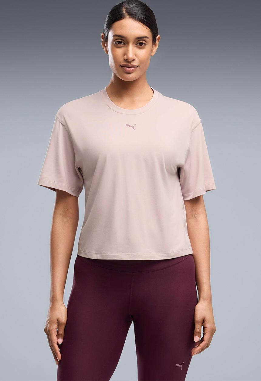 PUMA - W Cloudspun Relaxed Tee - Misty Pink