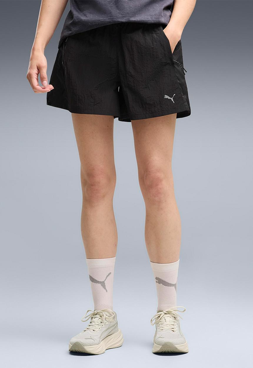 PUMA - Run Culture Collective T7 Woven Shorts 4" - Puma Black