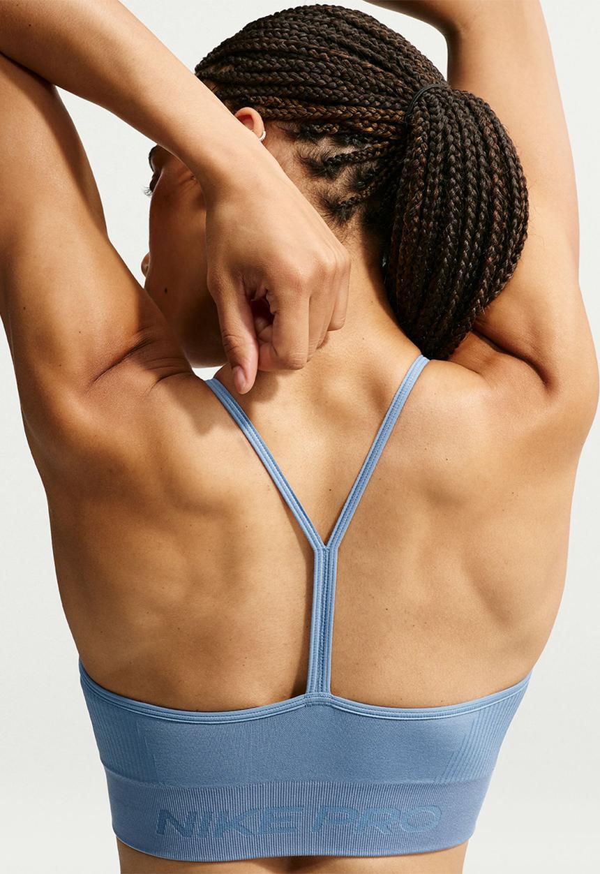 Nike - W Np Df Smls Ls Bra - Work Blue