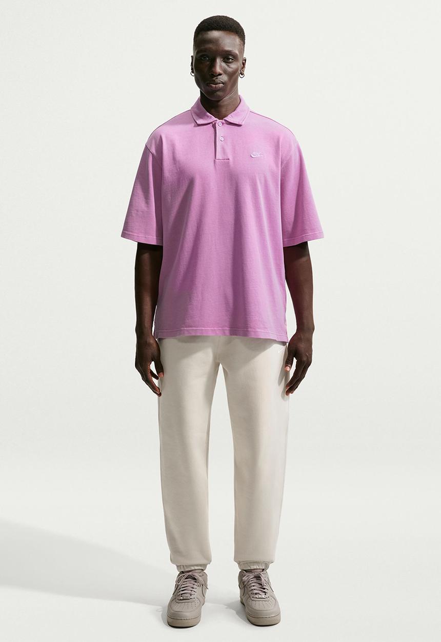 Nike - Nsw Club Jersey Polo- Lt Magenta