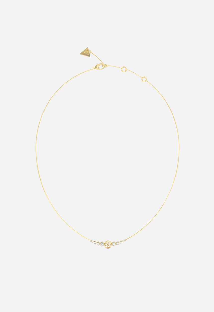GUESS - Perfect Illusion 16-18'' 4G Crystals Necklace - Gold