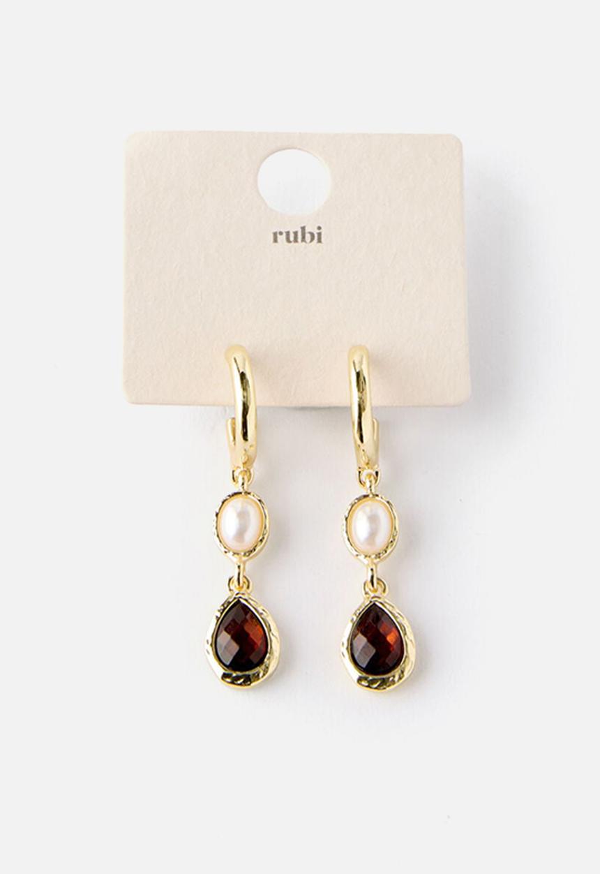 Rubi - Mid Hoop Earring - Gold