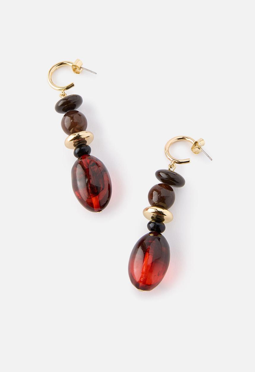 Rubi - Mid Charm Earring - Gold