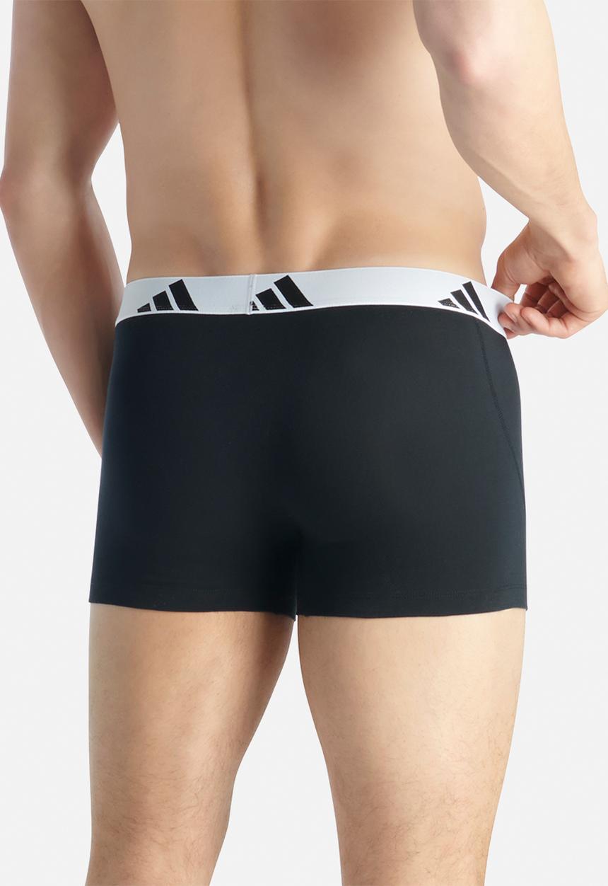 adidas Performance - Active Flex Cotton - 3PK Trunk - White Band - BBB