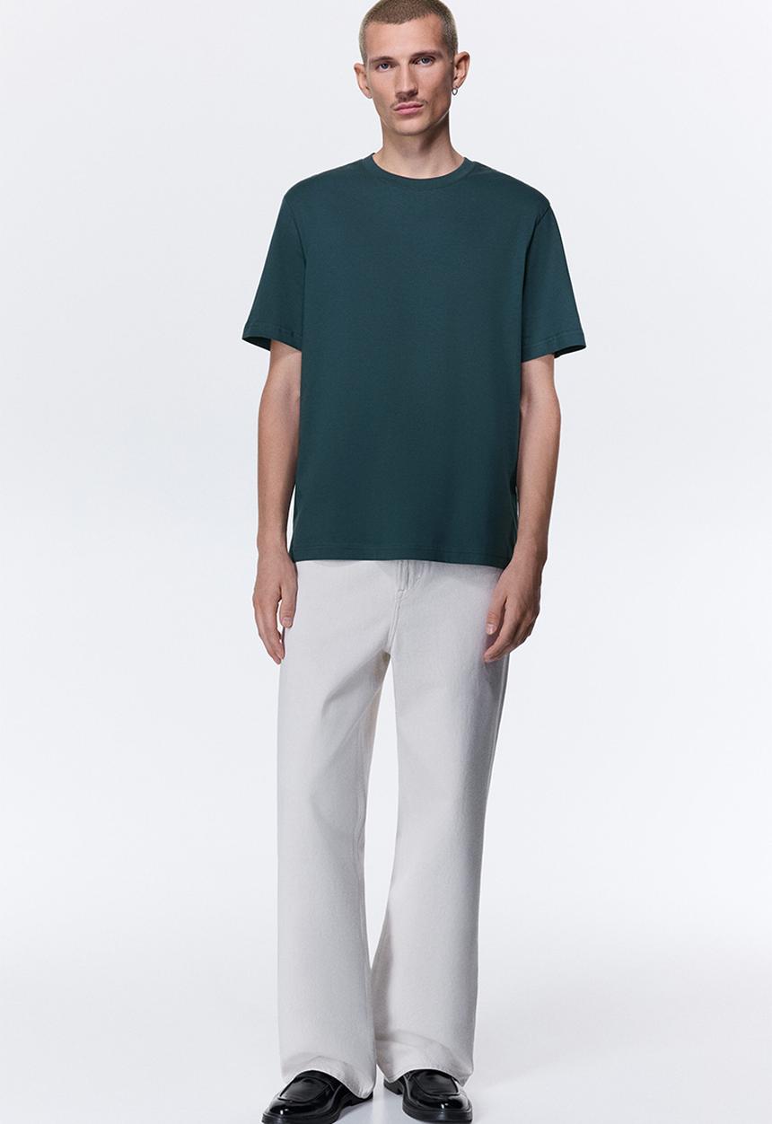 H&M - Regular fit t-shirt - dark teal