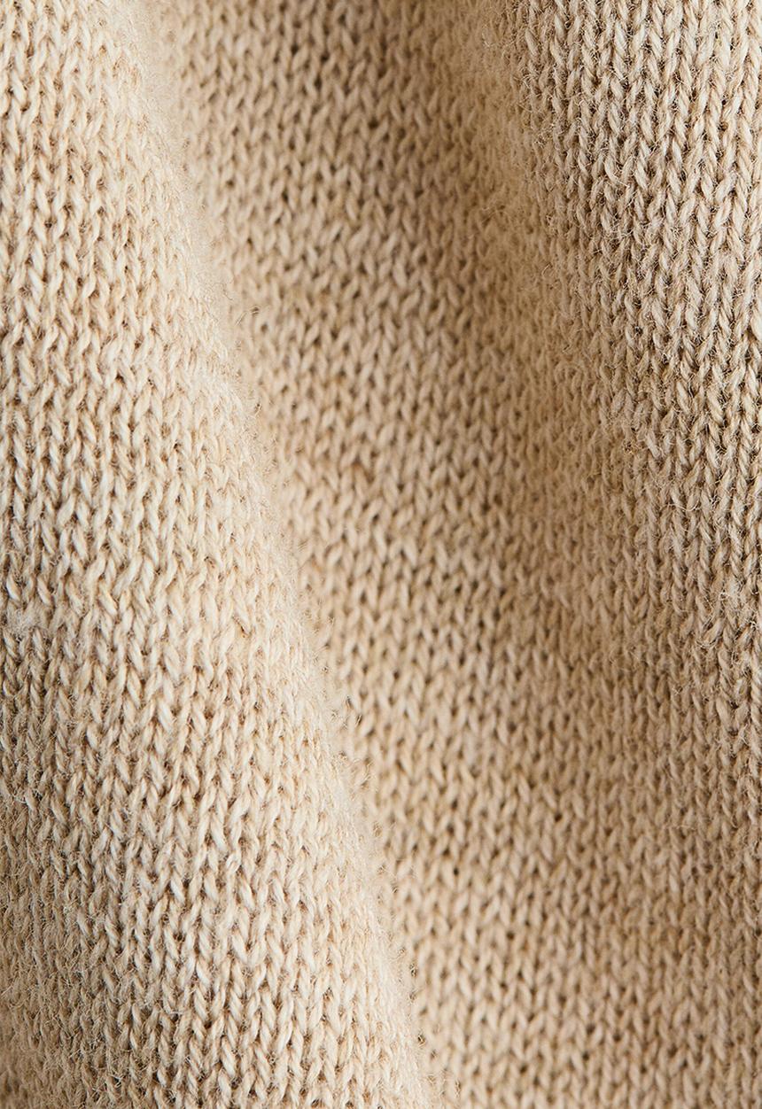 H&M - Cotton jumper - beige marl