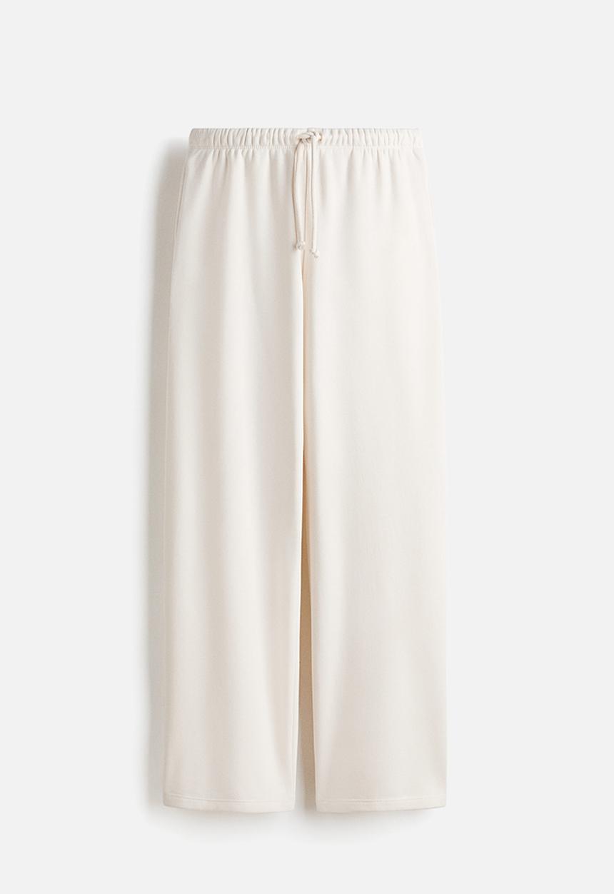 H&M - Wide joggers - cream