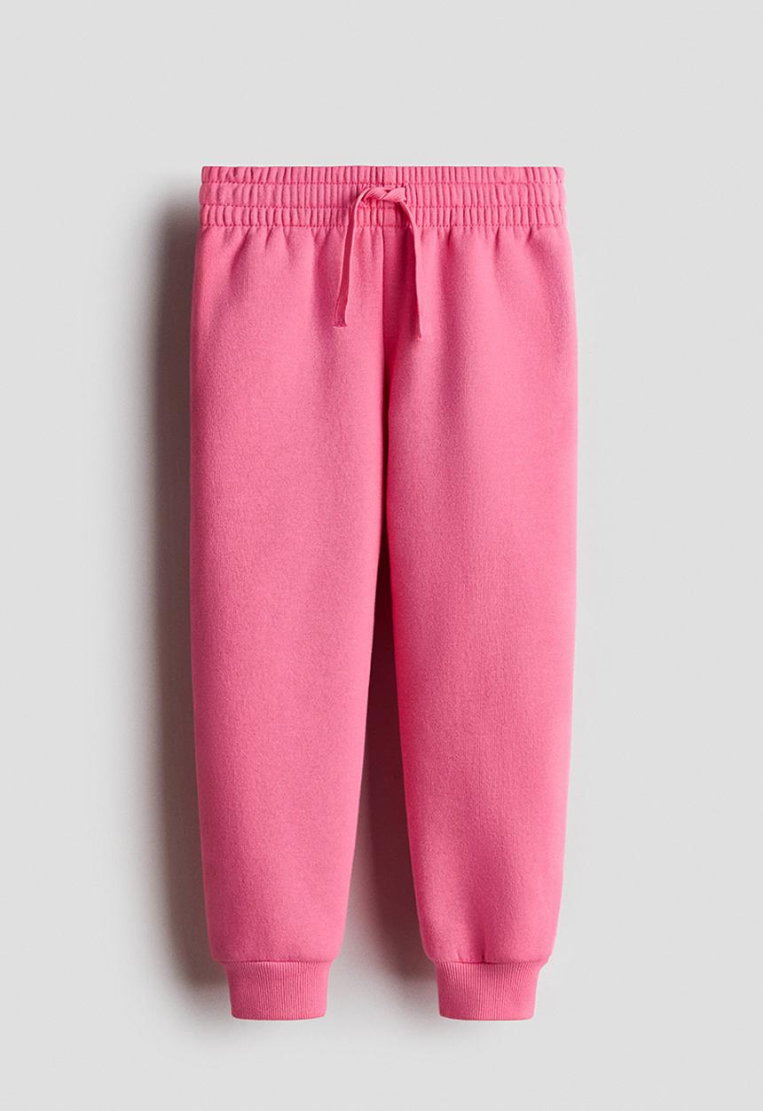 H&M - Brushed-inside joggers - bright pink