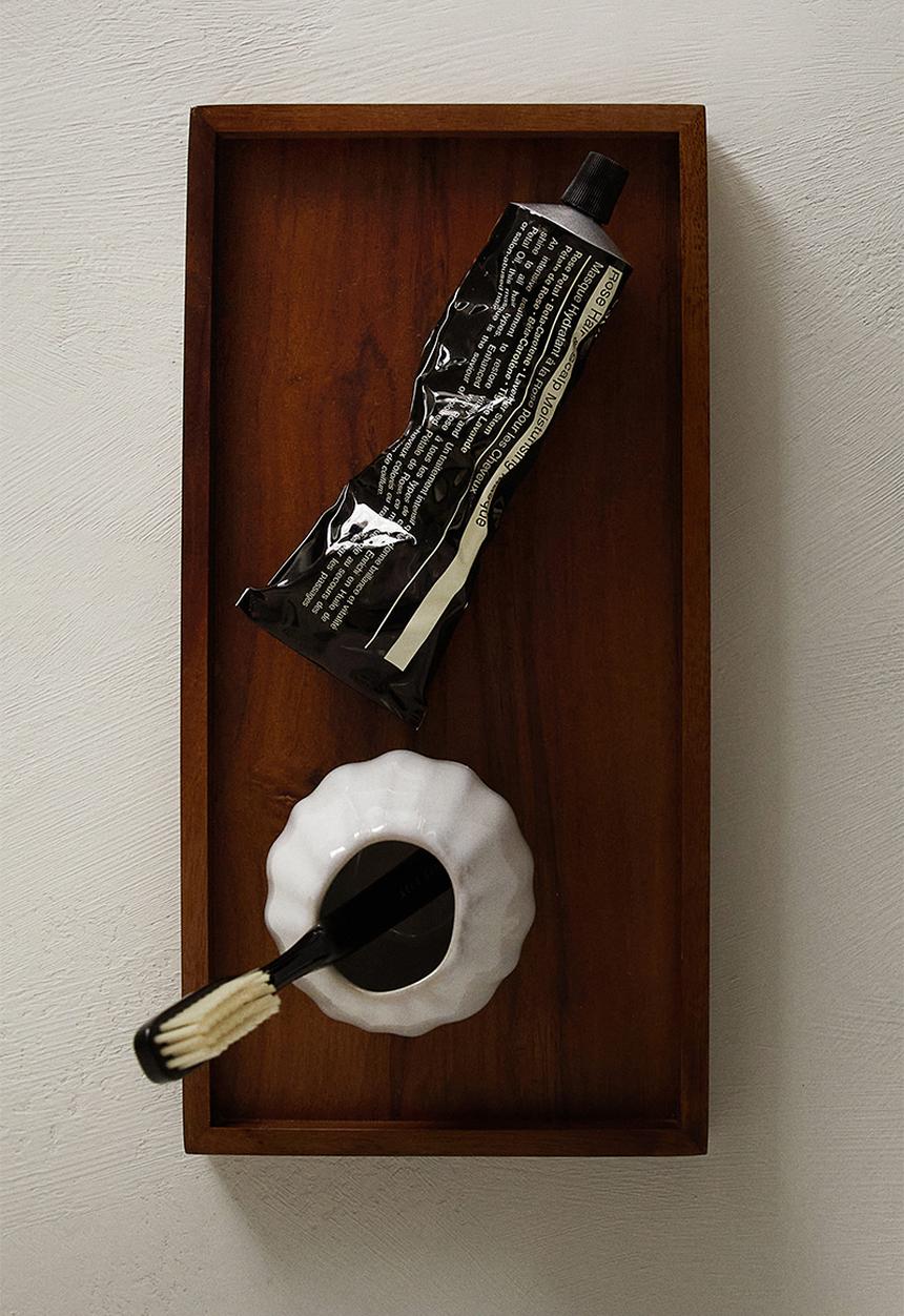 H&M - Wooden tray - brown
