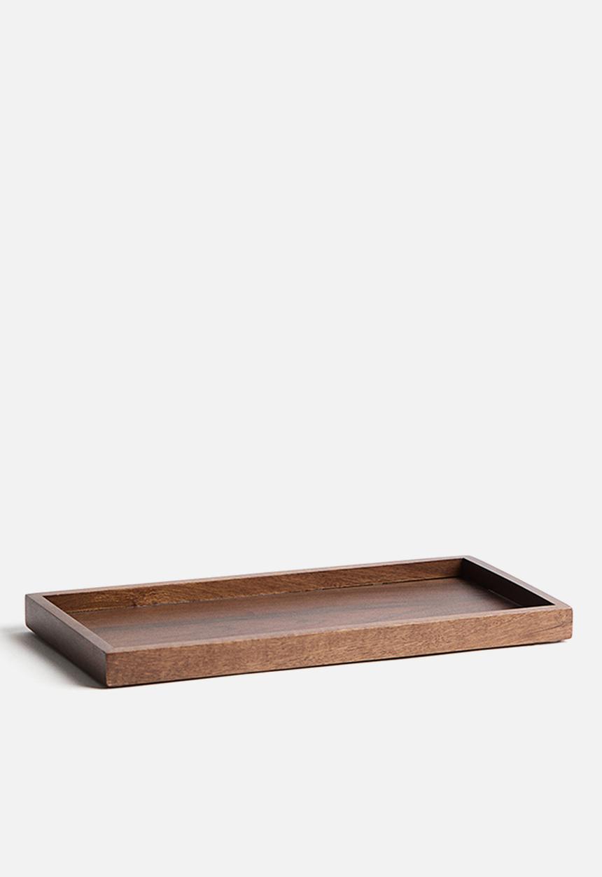 H&M - Wooden tray - brown